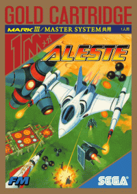 Aleste JP Sega Mark III JP box art